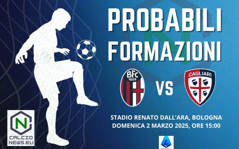 Serie A, probabili formazioni Bologna Cagliari: Orsolini dal 1′