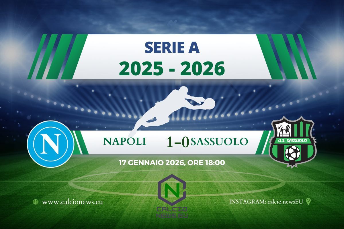 Serie A, Napoli-Sassuolo 1-0: gli azzurri tornano a vincere, basta Lobotka