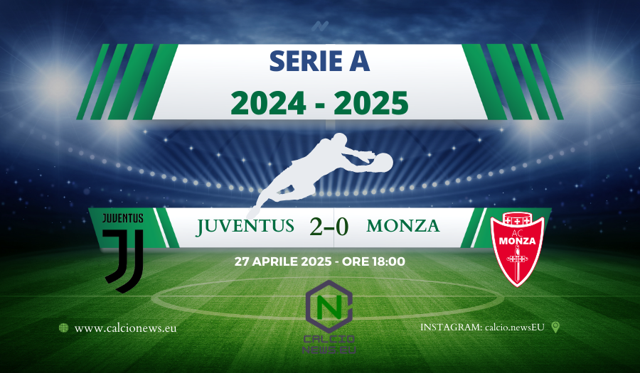 Serie A, una Juve in emergenza (e in dieci) batte il Monza