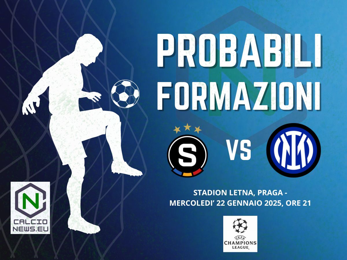 Champions League, Sparta Praga Inter: le probabili formazioni