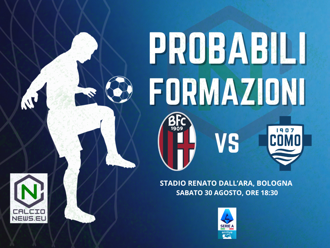 Serie A, le probabili formazioni di Bologna Como