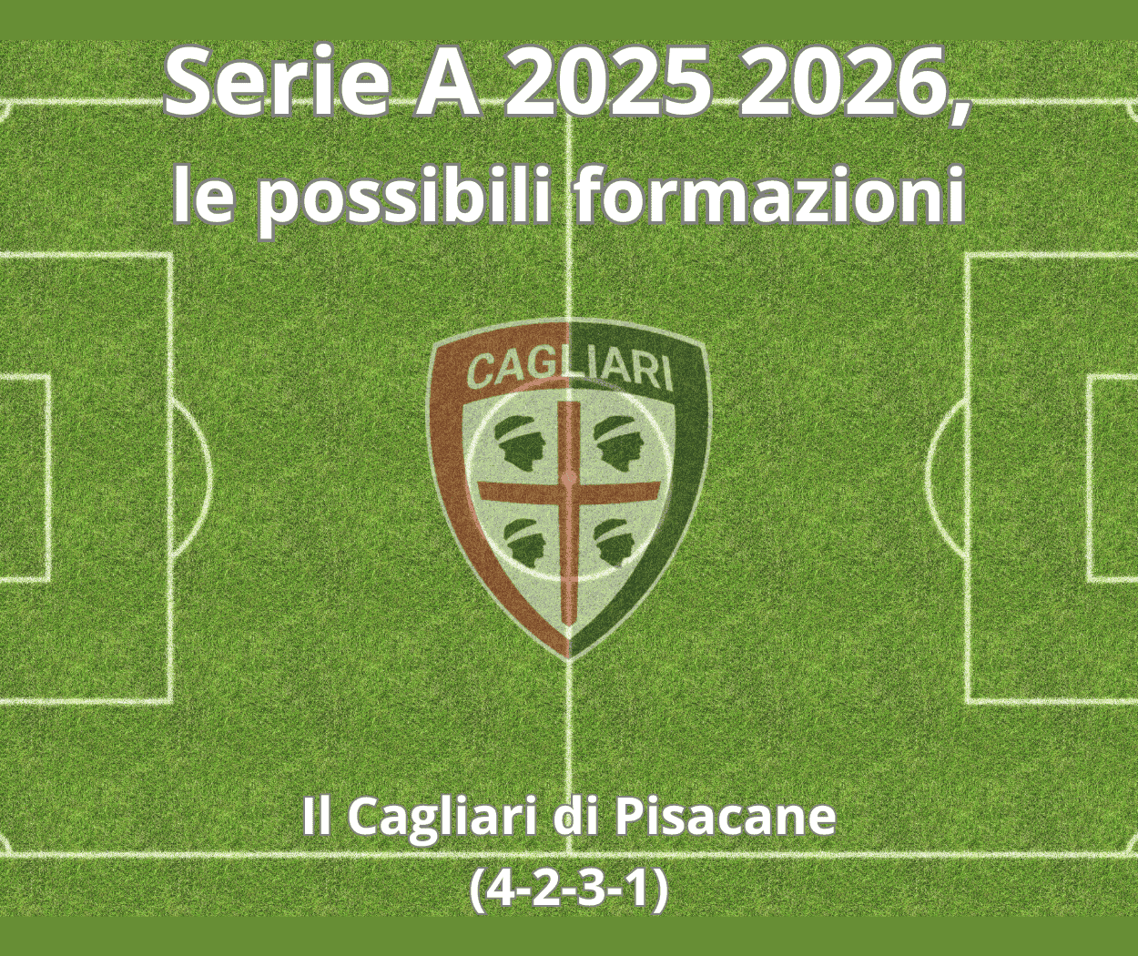 Cagliari 2025 2026: il possibile 11 titolare del “Casteddu” di Pisacane