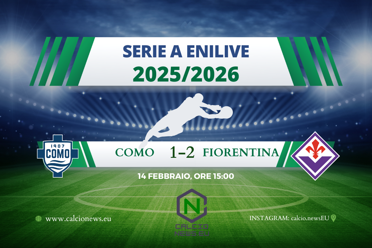 Como-Fiorentina 1-2: cade Fabregas, risorge la Viola