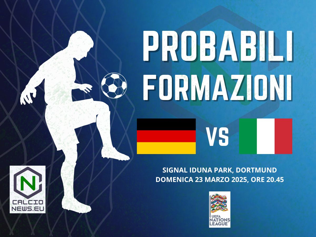Nations League, le probabili formazioni di Germania Italia