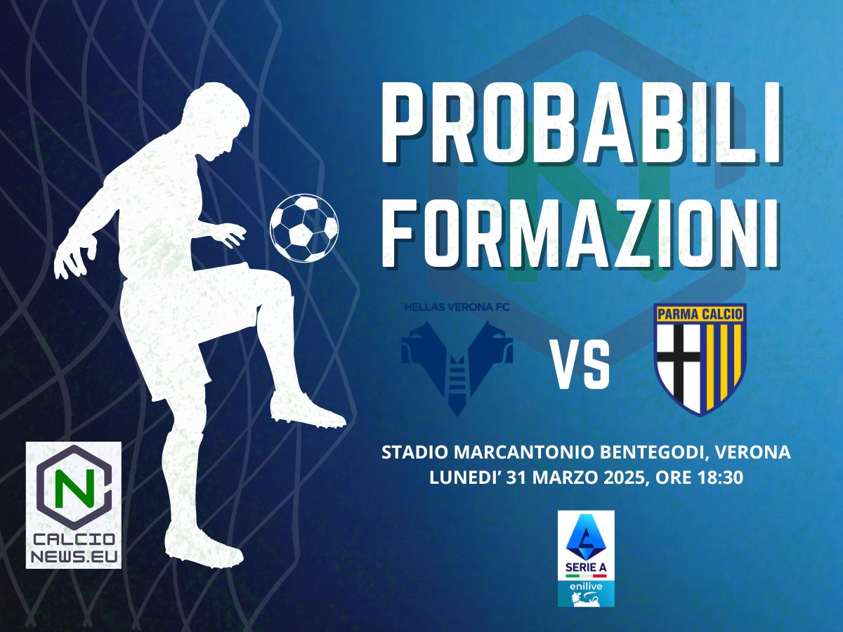 Serie A, le probabili formazioni di Verona Parma