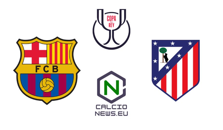 Copa del Rey, pirotecnico 4-4 tra Barcellona e Atletico Madrid