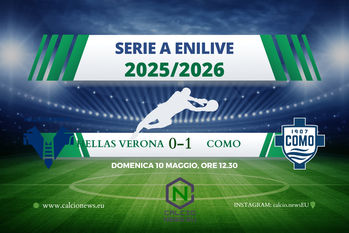 Hellas Verona-Como 0-1, Douvikas regala la prima storica qualificazione europea ai lariani