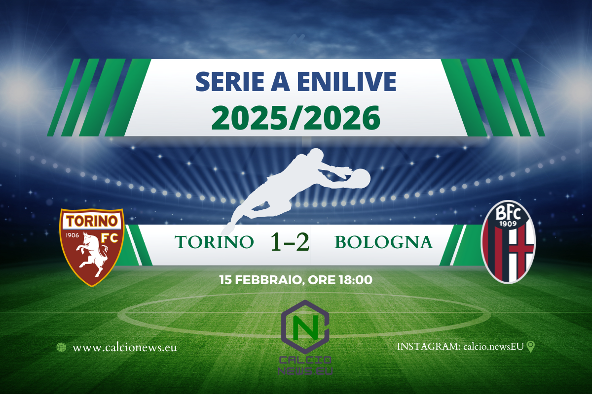 Torino-Bologna 1-2: Italiano ritrova i 3 punti