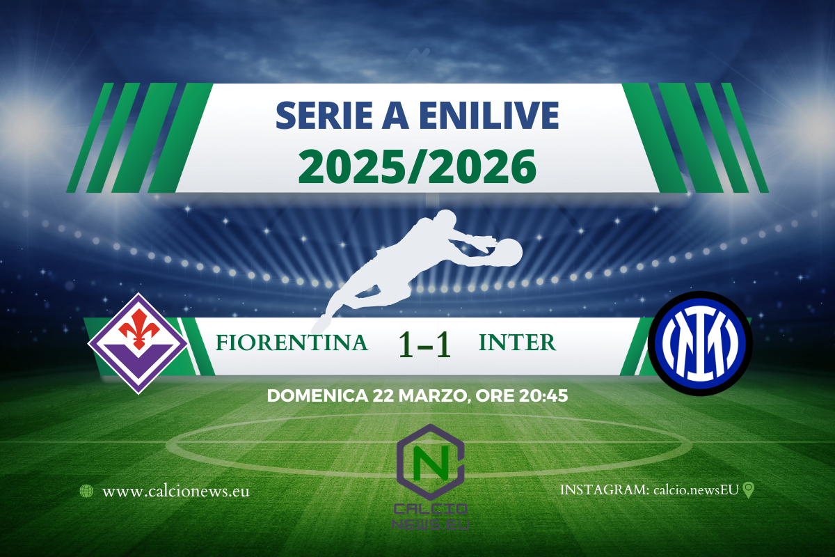 Fiorentina Inter 1-1: Ndour risponde a Esposito, frena ancora Chivu