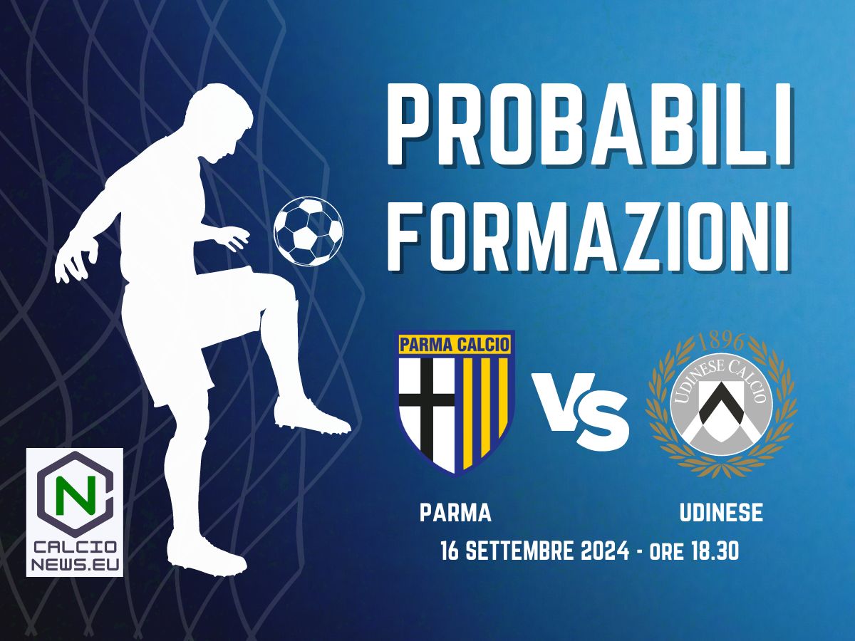 Parma Udinese: le probabili formazioni e dove vederla in TV