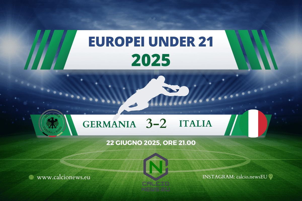 Europei Under 21: il tabellino di Germania Italia