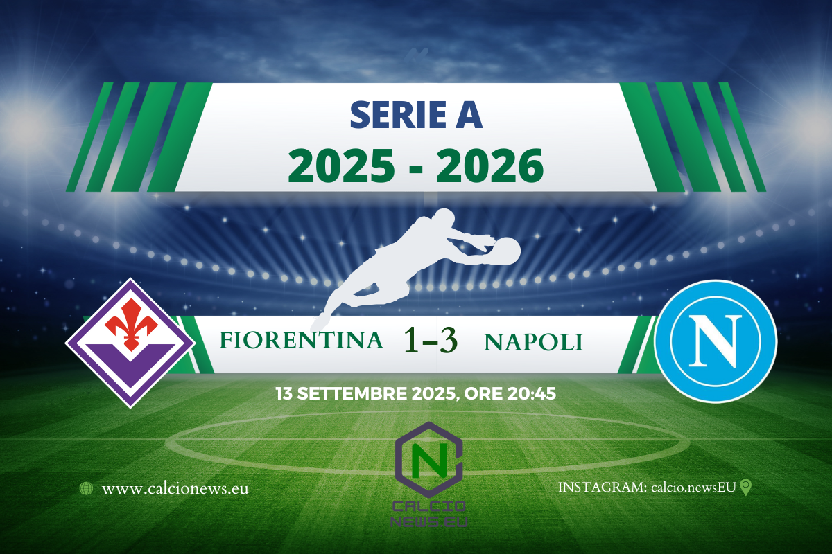 Serie A, Fiorentina-Napoli 1-3: tris azzurro al Franchi, che esordio per Hojlund