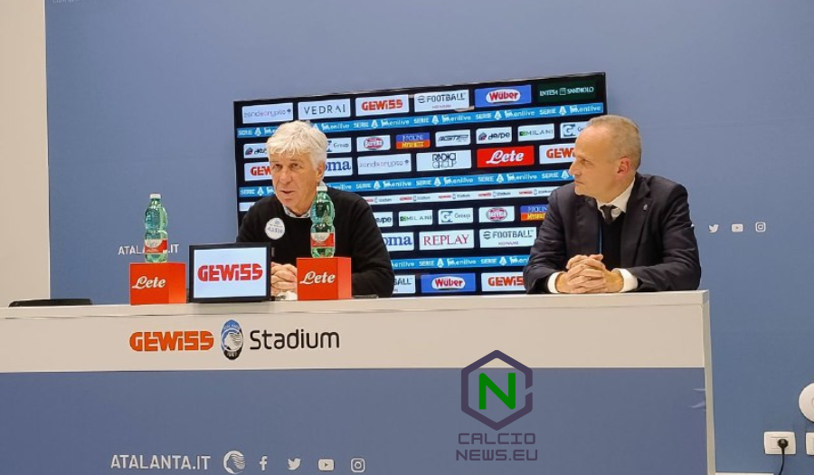 Atalanta, Gasperini: “Condivido ogni traguardo con la squadra. Striscione dei tifosi emozionante”