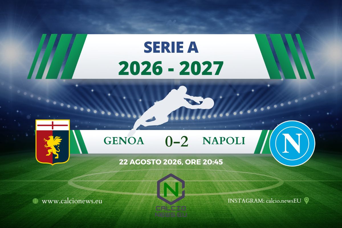 Genoa Napoli 0-2: il tabellino