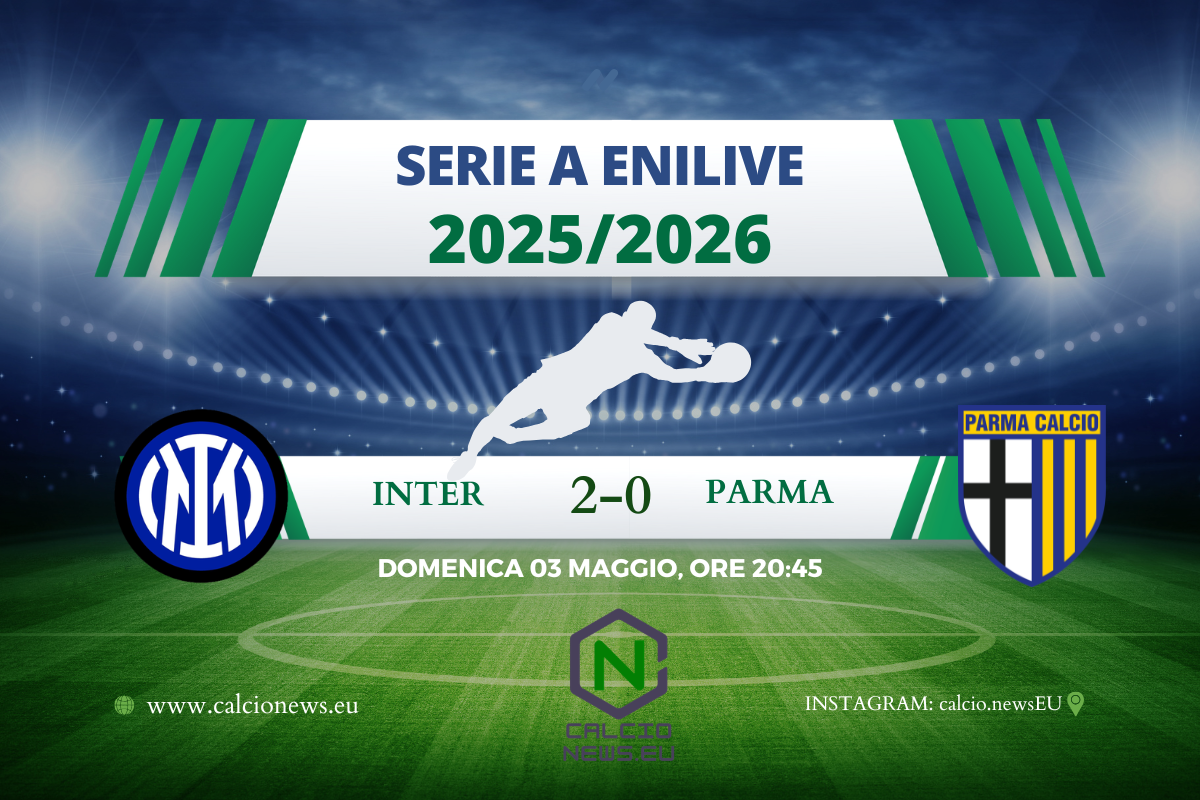 Inter-Parma 2-0: i Nerazzurri sono campioni d’Italia per la 21a volta!