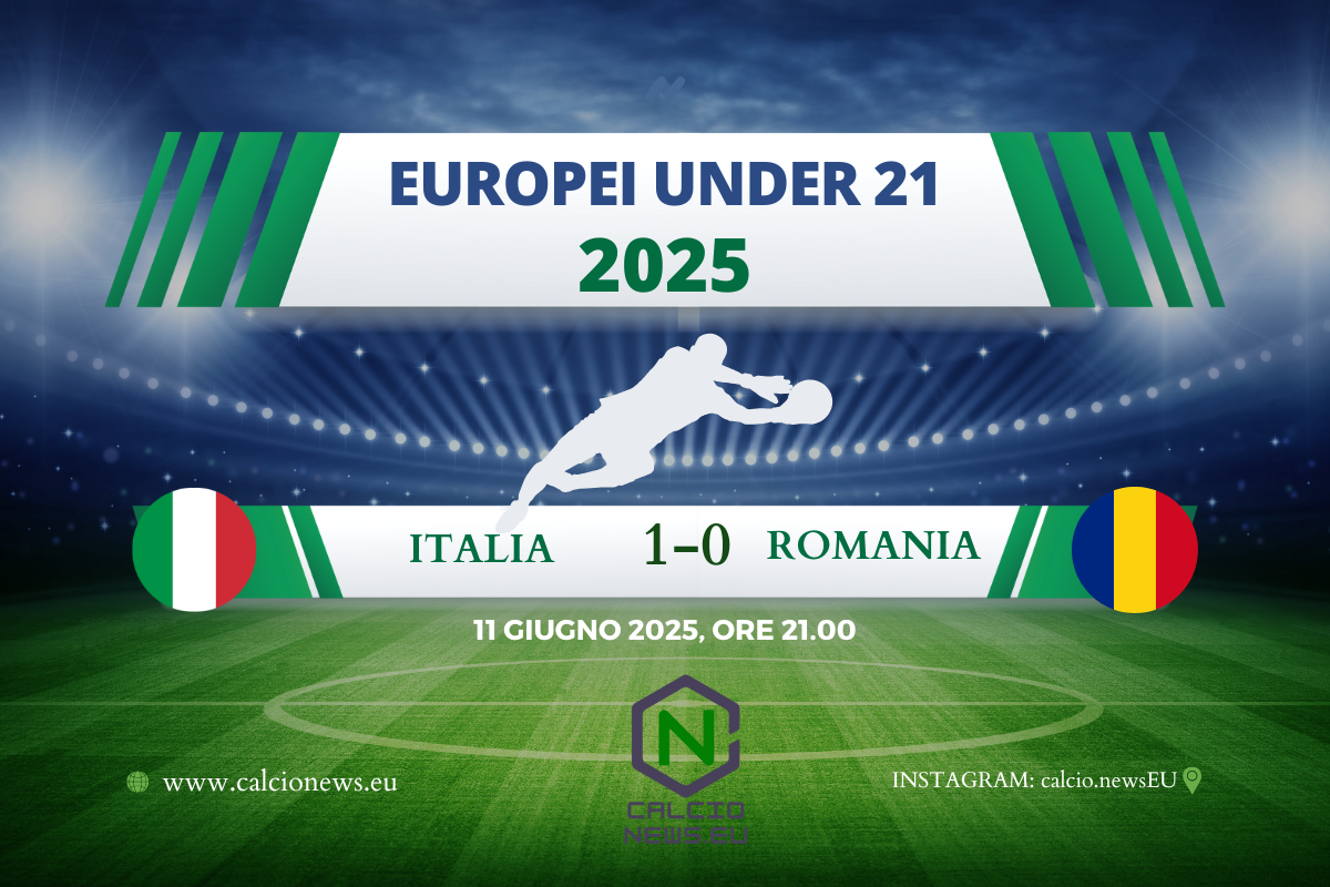 Europei Under 21: il tabellino di Italia-Romania 1-0