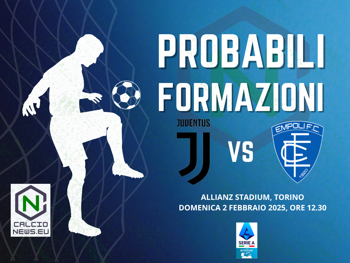 Serie A, le probabili formazioni di Juventus-Empoli: Motta non può sbagliare