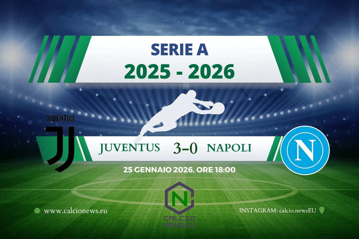 Serie A, Juventus-Napoli 3-0: bianconeri sugli scudi, sprofondo azzurro