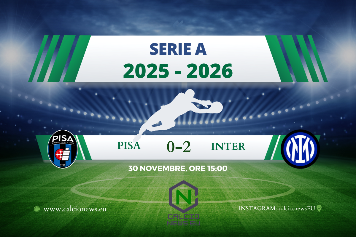 Pisa-Inter 0-2: un super Lautaro regala i tre punti ai nerazzurri
