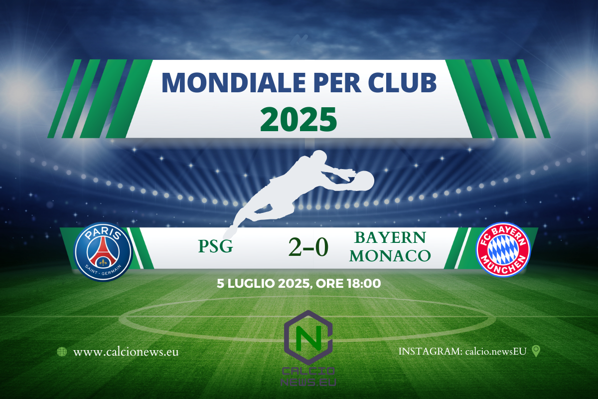 Mondiale per Club: Psg Bayern Monaco 2-0, francesi in semifinale