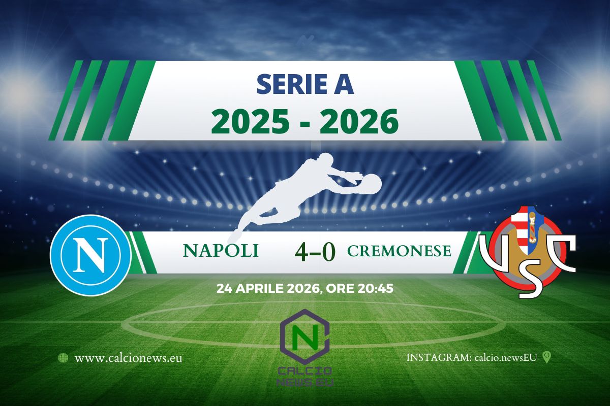 Serie A, Napoli-Cremonese 4-0: show azzurro al Maradona