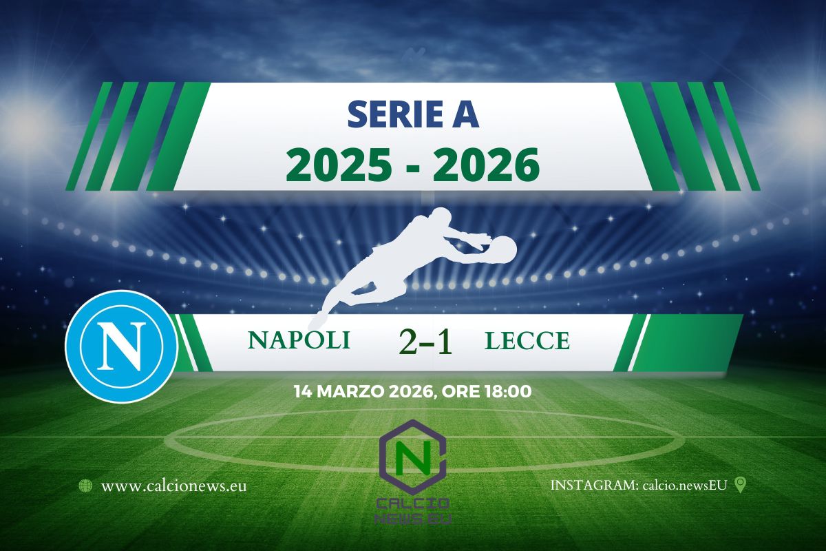 Serie A, Napoli-Lecce 2-1: Hojlund e Politano ribaltano i salentini