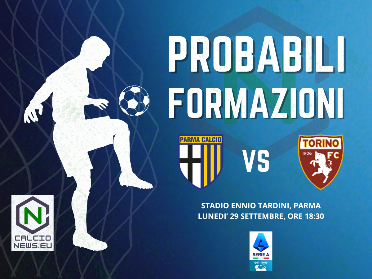 Serie A, le probabili formazioni di Parma Torino