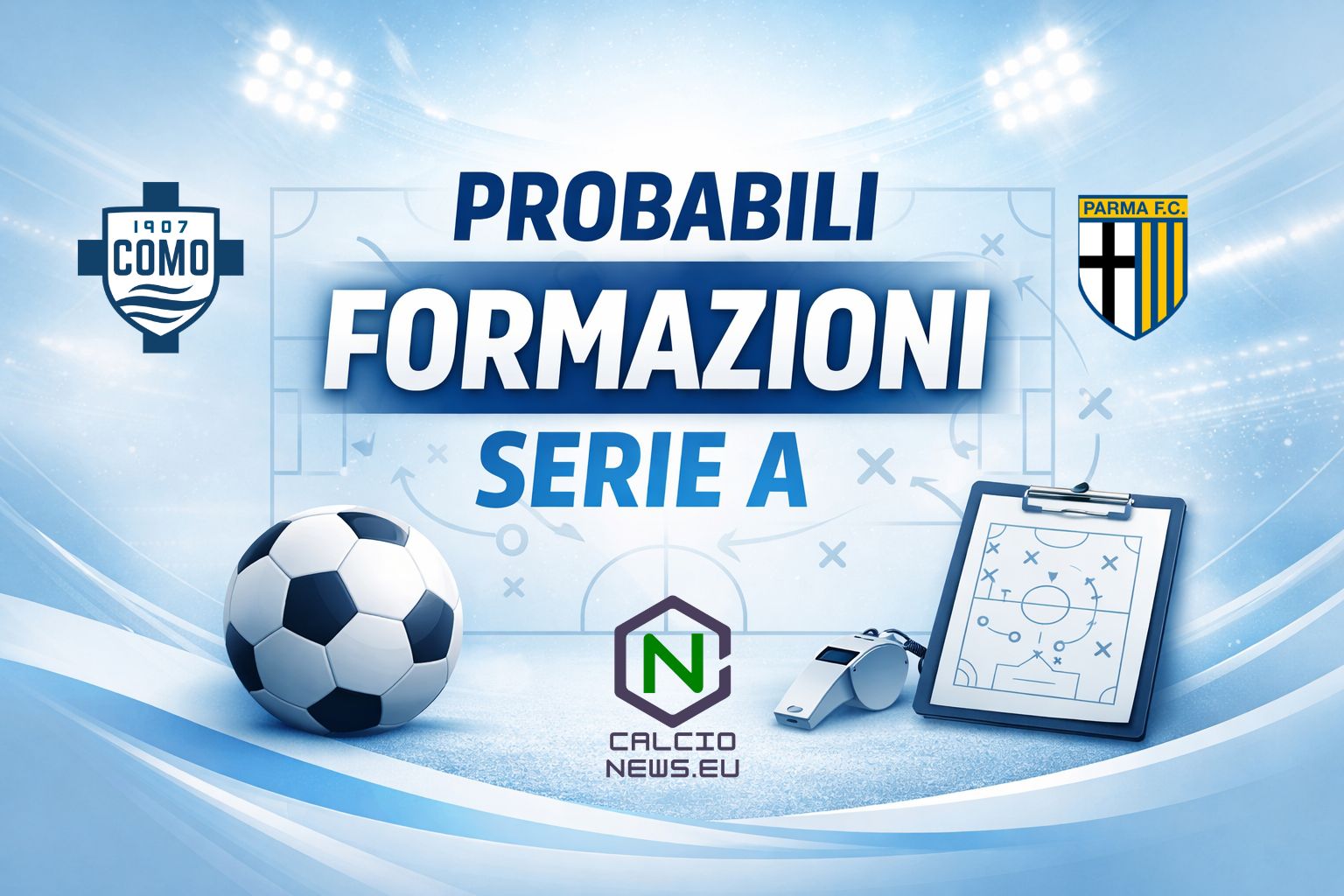 Probabili formazioni Como Parma: Fabregas al completo, dubbio Lontani per Cuesta