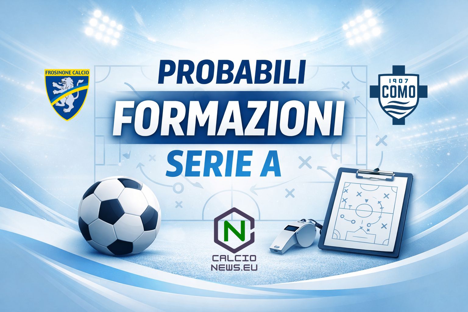 Probabili formazioni Frosinone Como: Alvini sfida le ambizioni di Fabregas