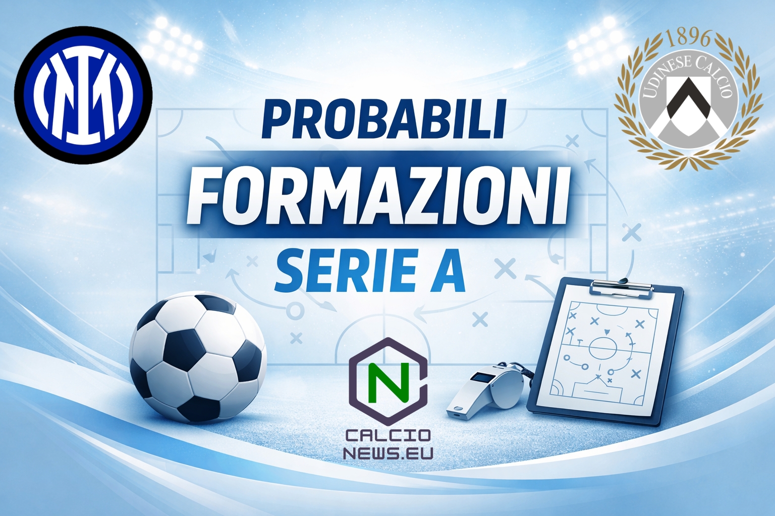 Inter-Udinese, le probabili formazioni del posticipo