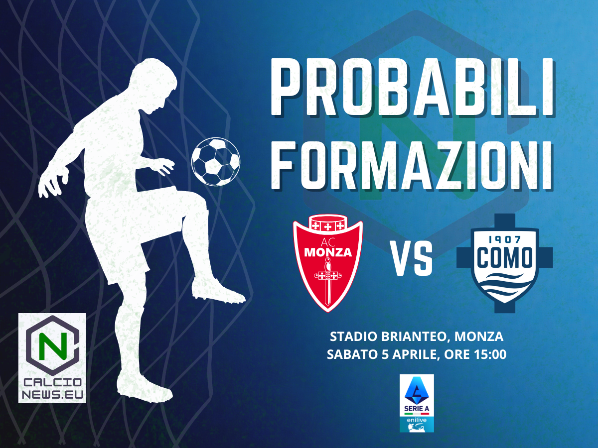 Serie A, le probabili formazioni di Monza Como
