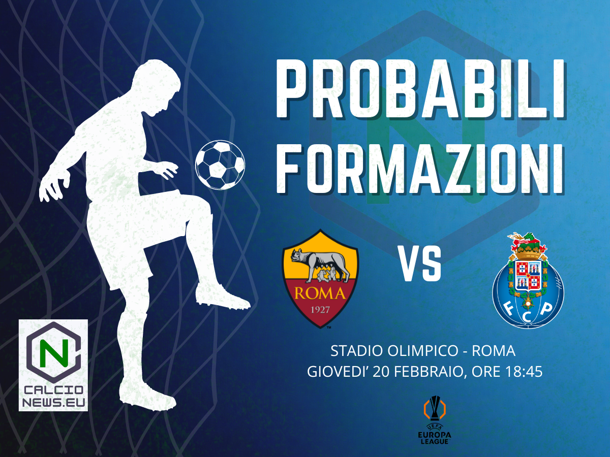 Europa League, probabili formazioni Roma Porto: torna Dybala