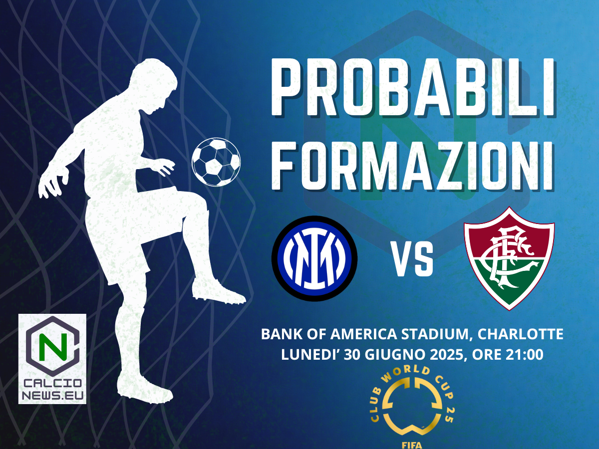 Mondiale per Club, le probabili formazioni di Inter Fluminense e le info sul match