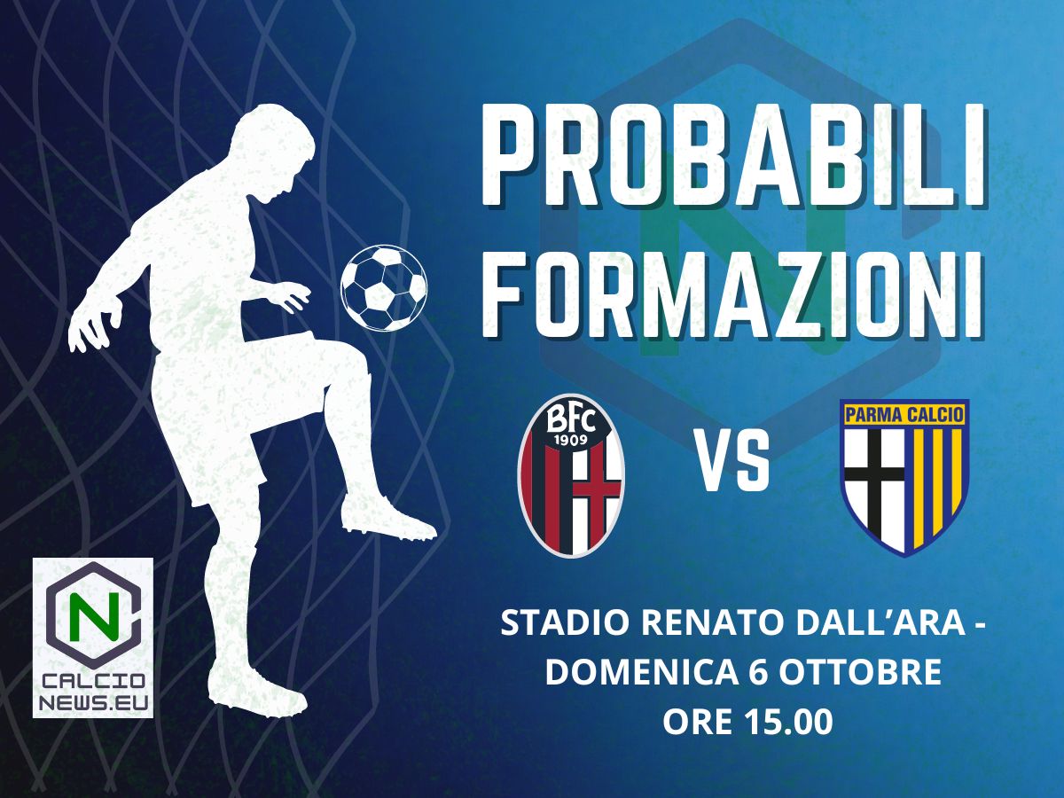 Serie A, probabili formazioni Bologna Parma: dubbi Castro e Valeri