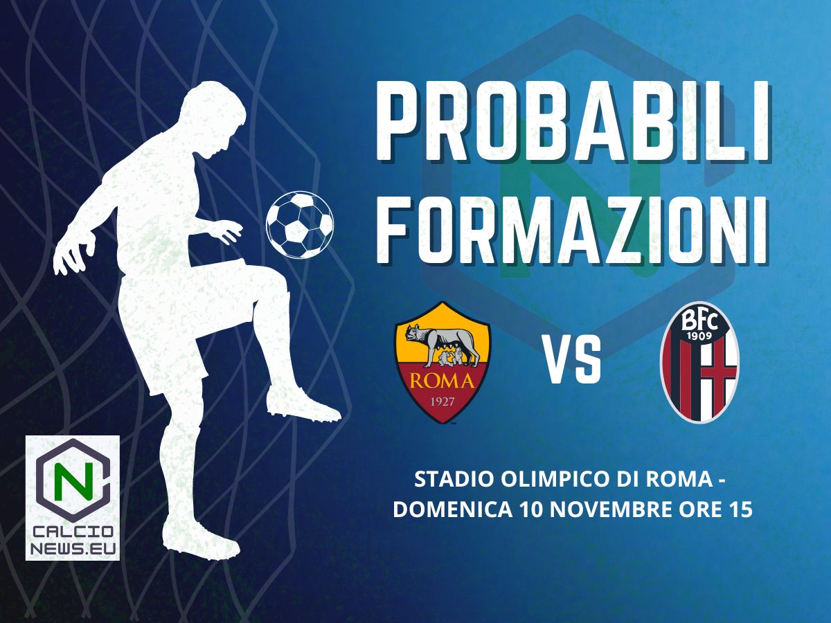 Serie A, probabili formazioni Roma Bologna: dubbi per Juric e Italiano