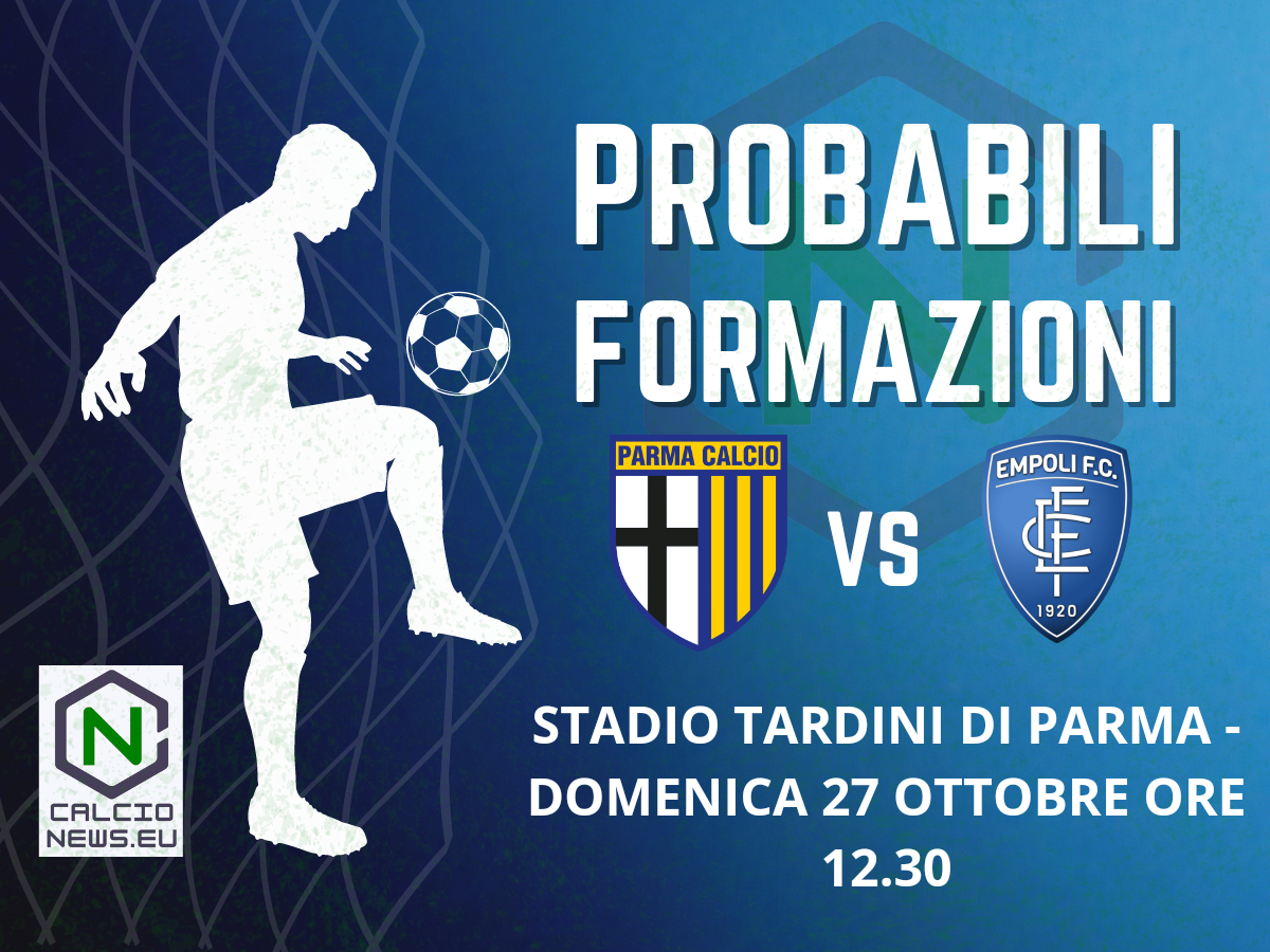 Serie A, le probabili formazioni di Parma-Empoli