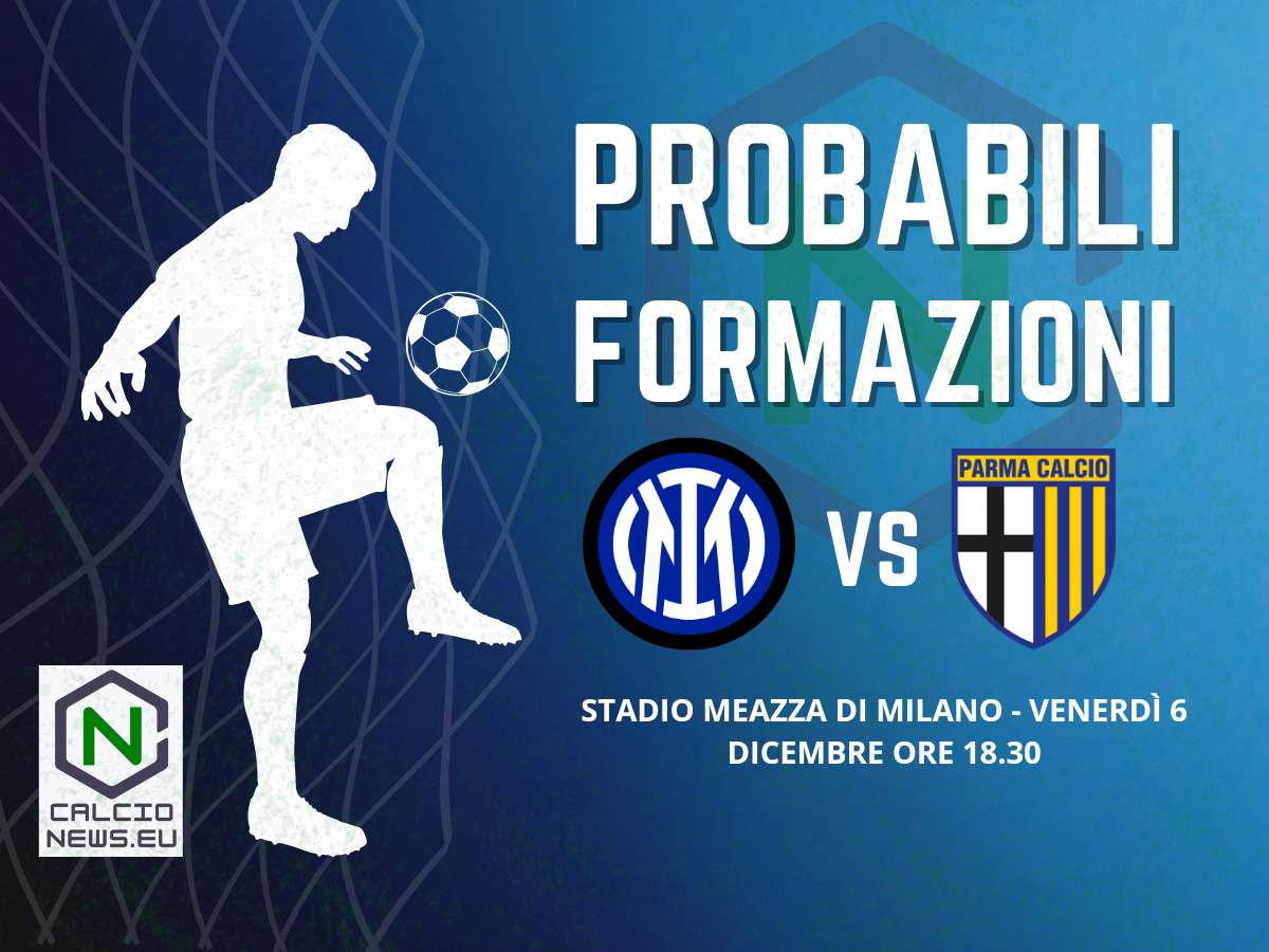 Serie A, le probabili formazioni di Inter-Parma
