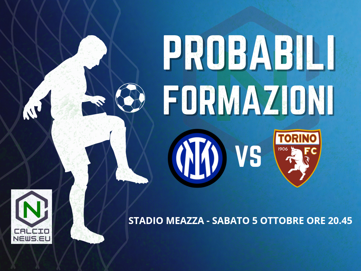 Serie A, le probabili formazioni di Inter-Torino