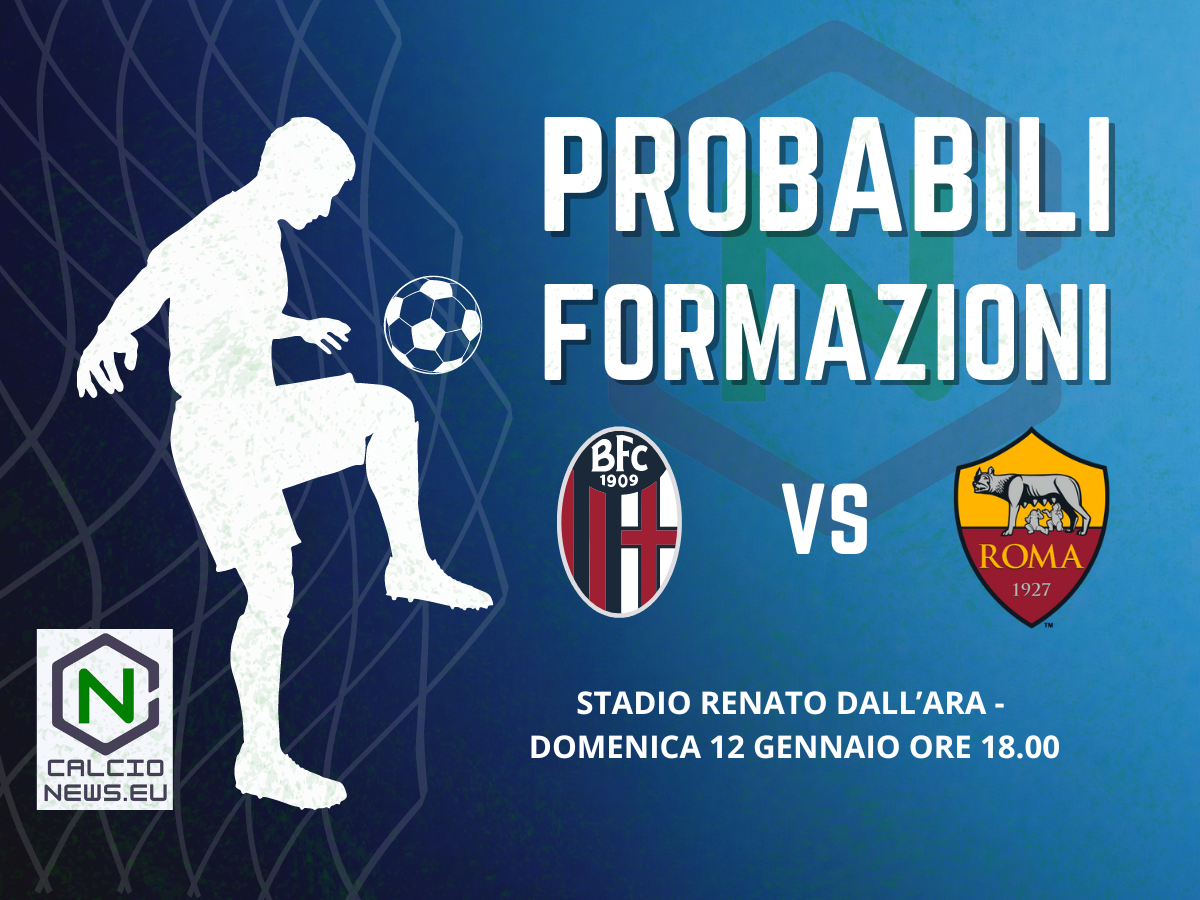 Serie A, le probabili formazioni di Bologna-Roma: in dubbio Pellegrini
