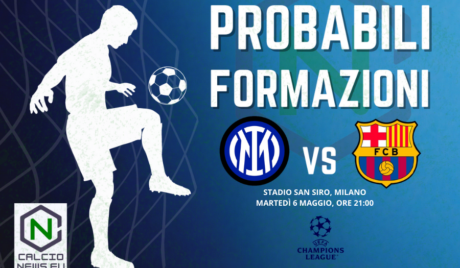 Champions League, c’è Inter Barcellona: le probabili formazioni