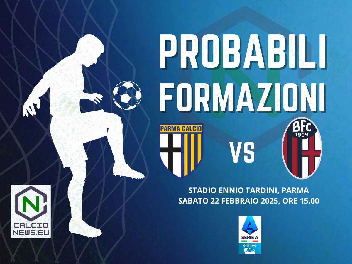 Serie A, le probabili formazioni di Parma Bologna