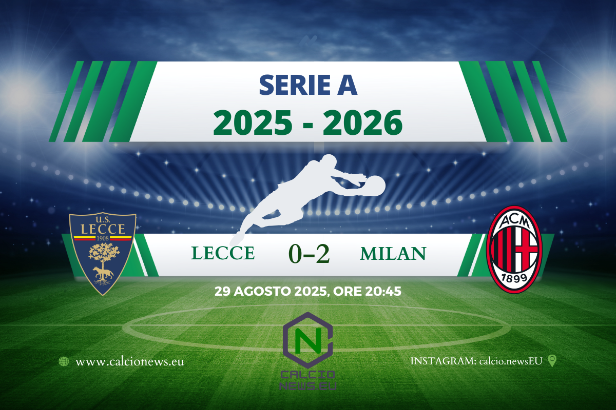 Serie A, Lecce Milan 0-2: Gimenez e Pulisic regalano ad Allegri i primi tre punti