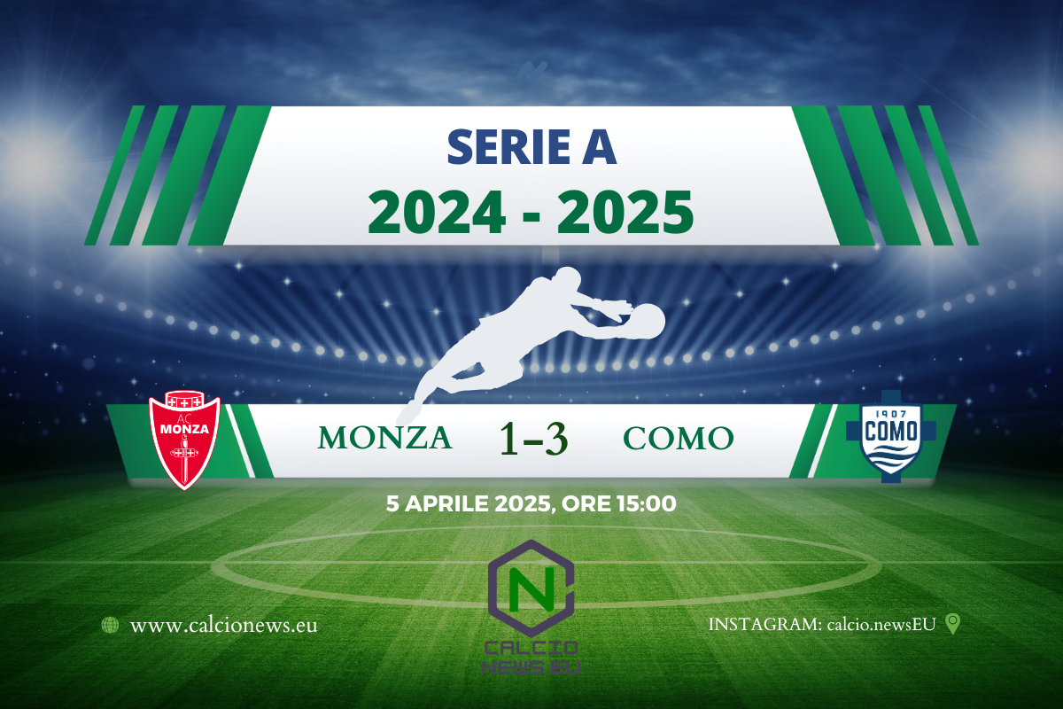 Serie A, Monza Como 1-3: Mota illude, poi i lariani calano il tris
