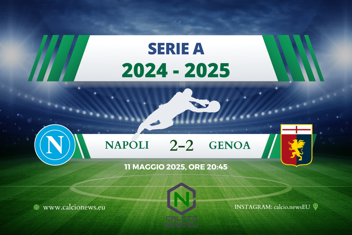 Serie A, Napoli Genoa 2-2: gli azzurri steccano, Inter a -1
