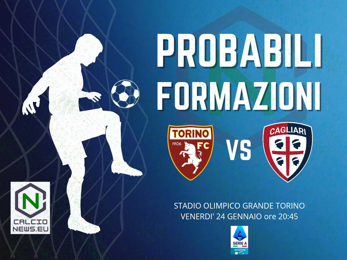 Serie A, Torino Cagliari: le probabili formazioni e dove vederla in TV