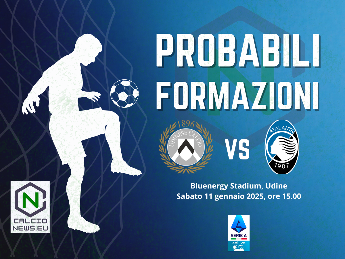 Serie A, probabili formazioni Udinese-Atalanta: inizia il tour de force della Dea