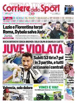 Prima pagina Corriere dello Sport (1 novembre 2024)