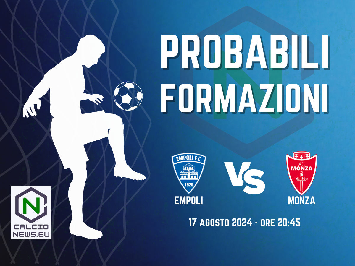 Empoli Monza: probabili formazioni e dove vederla in TV
