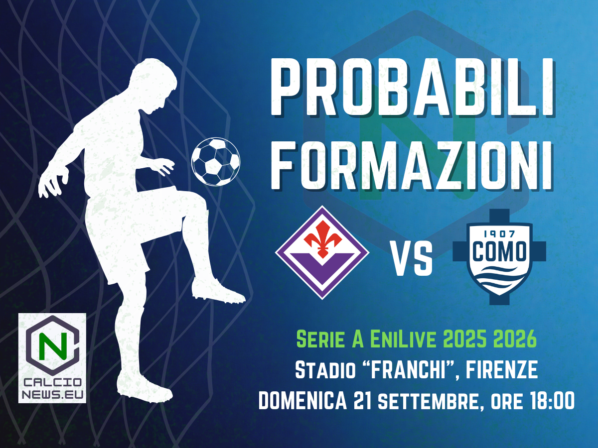 Serie A, le probabili formazioni di Fiorentina Como