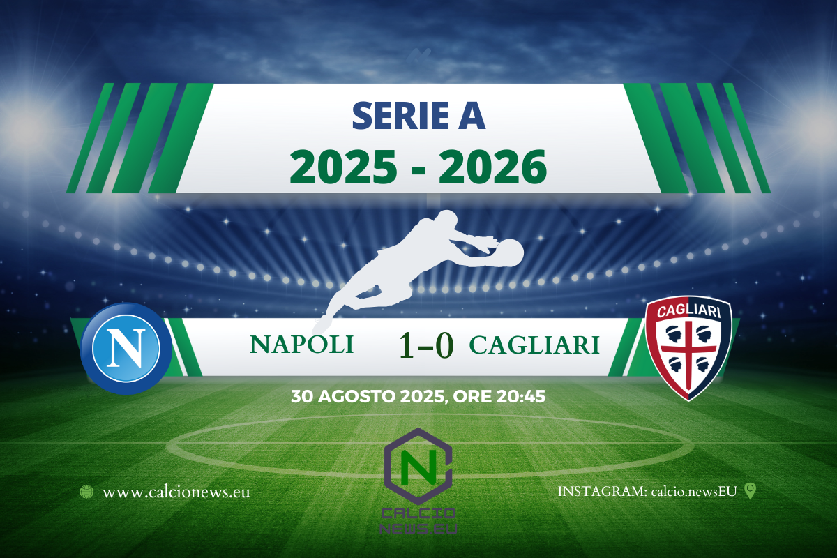 Serie A, Napoli-Cagliari 1-0: guizzo finale di Anguissa al 95′